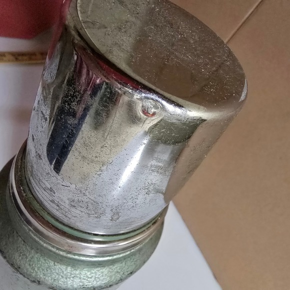 Vintage Aladdin Stanley Thermos A-944C 1 Qt Vacuum Bottle #100 Cup #11 Stopper - Picture 6 of 16